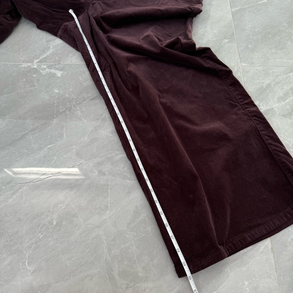 Women’s Democracy "Ab"solution Skyrise Wide Leg Corduroy Pants Tulip Hem 22W - Picture 15 of 16
